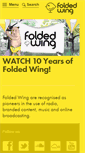 Mobile Screenshot of foldedwing.co.uk